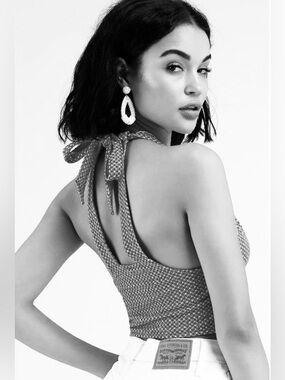 Free People Picnic  Halter Top.  NWT